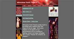 Desktop Screenshot of milwaukeeyouththeatre.org